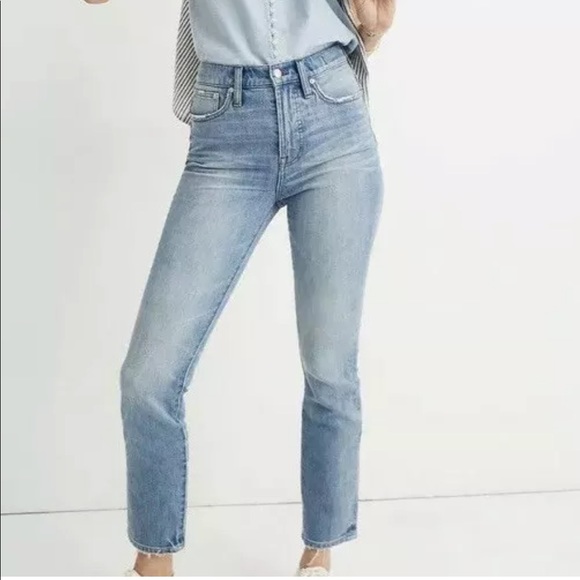 Madewell Denim - Madewell Blue Distressed Perfect Vintage Jean